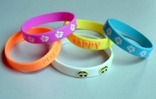 hot sale fill color embossed printing pattern gold dust slap band watch fine quality