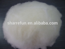 Fine Dehaired White Color Pure 100% Lamb Wool