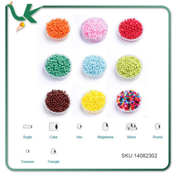 11/0 Round opaque czech seed beads