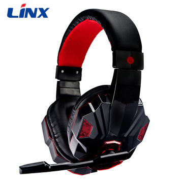 Casque stéréo USB LED Casque de jeu PS4