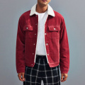 Fashion Custom Corduroy Sherpa Trucker Jacket for Sale