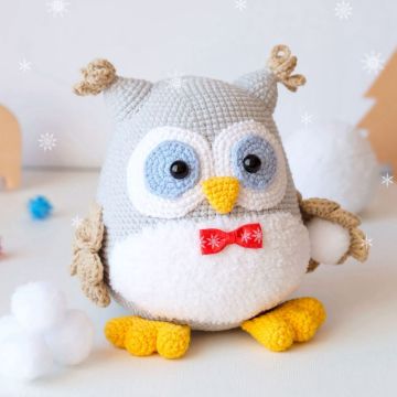 Super mignon crochet jouets hibou motif