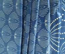 Pure Blue Wax Prints Fabric