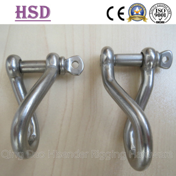 Ss316 Twisted Shackle, European Type, Snap Shackle