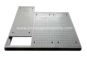FRP SMC Composite Telecommunication Manhole Cover (B125-W1590X1040X45)