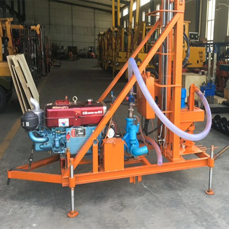 Diesel Hydraulic Lifting Borehole Water Well Drilling Rig for Sale