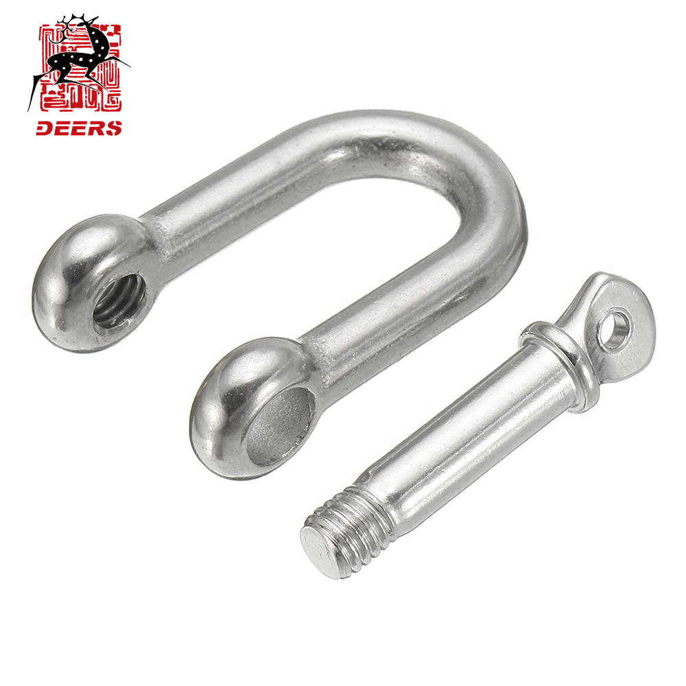 Factory direct price screw pin Galvanized stainless steel ship fender mooring anchor chain shackle