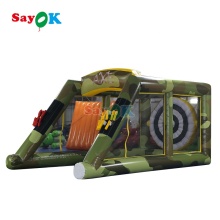 Inflatable Carnival Sports Target Shoot: Interactive Inflatable Game and Axe Throwing Toy" 

However, to make it more SEO-friendly and concise, you might consider:

"Inflatable Carnival Target Shoot & Axe Throwing Game