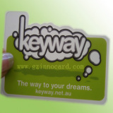 Transparent Irregular Plastic PVC Cards