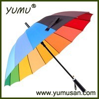 Rainbow Umbrella Straight/ Folding Umbrella Rain Umbrella
