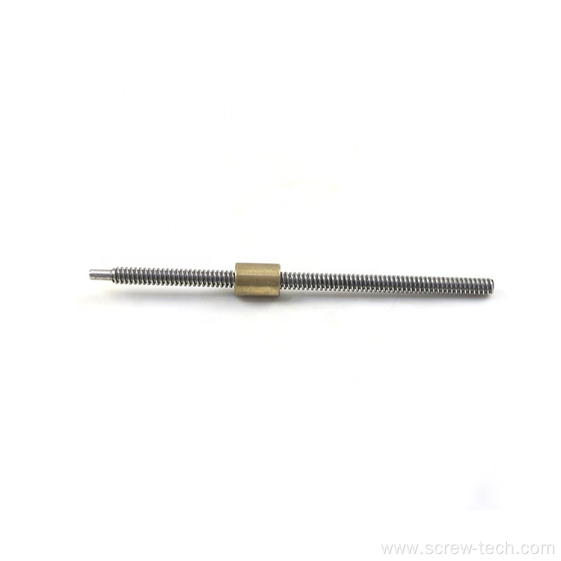 T8 Trapezoidal Lead Screw for DC geared motor