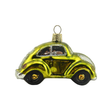 Artdragon glass green car ornament for Xmas tree decoration