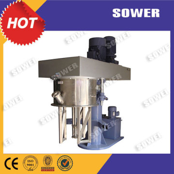 Sower coating liquid mix agitator