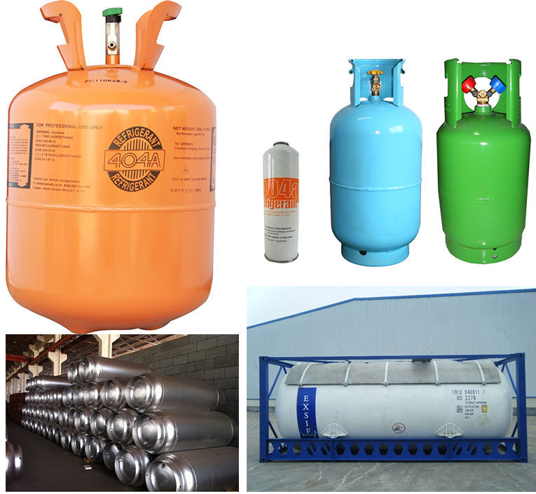 10.9kg r404a cool gas refrigerant gas cylinder r404a HIGH purity in hydrocarbon & derivatives