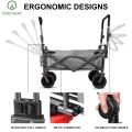 Outerlead Outdoor Collapsible Garden Wagon with Canopy