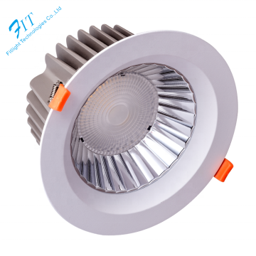 Flicker-Free High CRI 95 COB LED Retail Shop Downlight, 40W LED Down Light