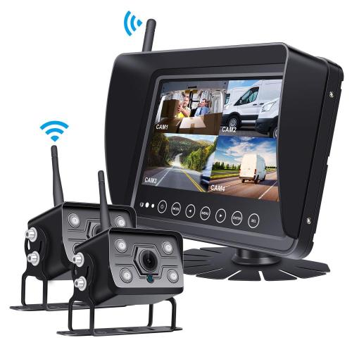 Wireless Backup Camera IP69 Waterproof 7inch Monitor