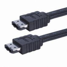 ESATA Cable, Plug I/Plug I, Solid Physical Connection, Various Colors are Available