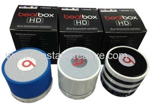 2013 các phiên bản mới Wireless Bluetooth Beatbox bởi Dr Dre Mini Bluetooth loa