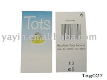 New fashion customized paper hangtag for garment