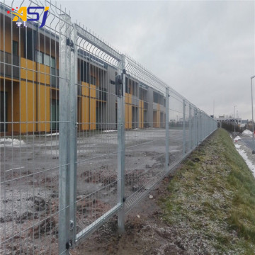 pvc coated 3d curved fence with bends