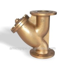 Amico brass flanged strainer