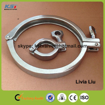 China manufacturer stianless steel ss304 8" sanitary tri clover clamps