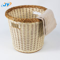 Keranjang Handuk Rattan Plastik Rattan yang Dapat Dicuci Handweave