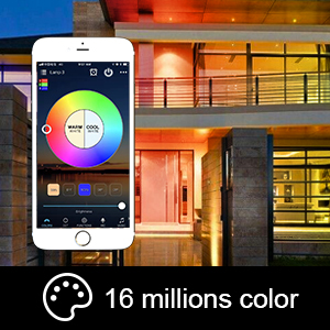 16millions color smart bulb