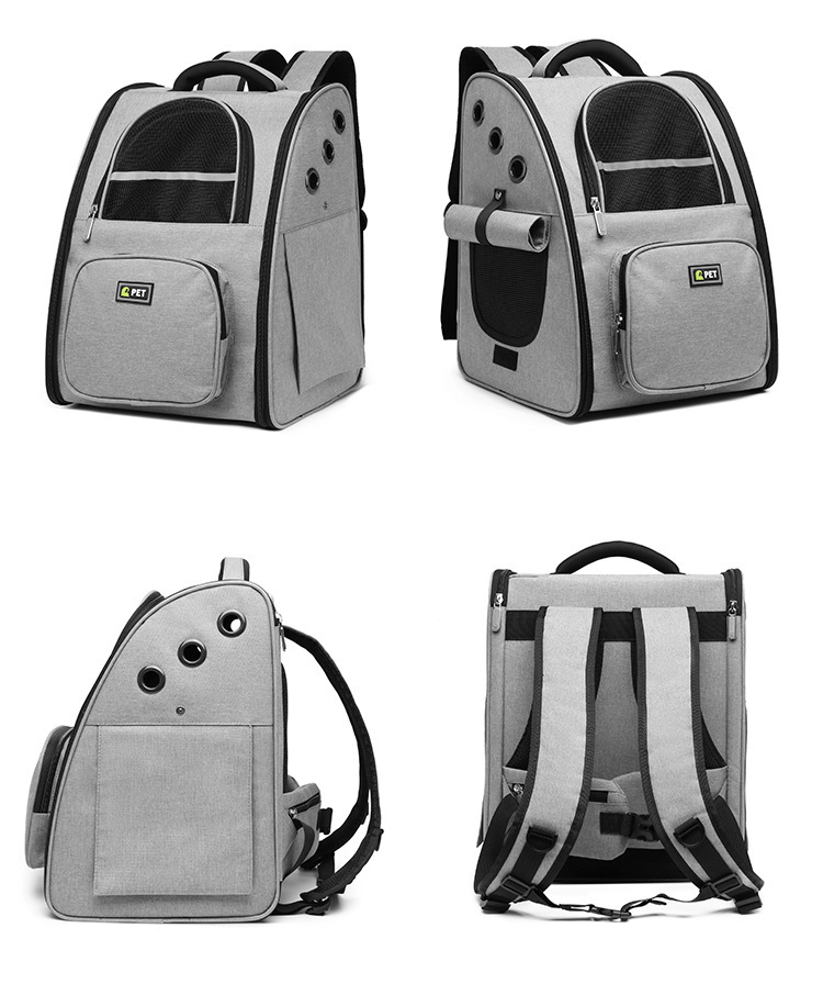 Reflective Folding Safe Pet Backpack For Hiking Camping