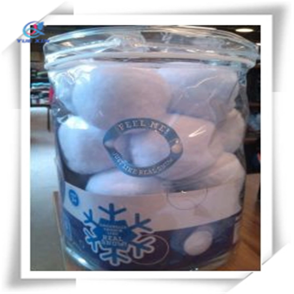 White POM POM Indoor Snow Balls for DIY Crafts Decorations