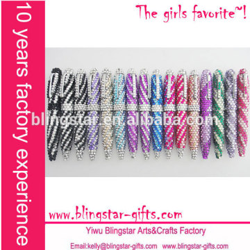 rainbow customized rhinestone pen