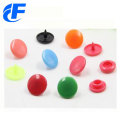 Colorful four parts plastic snap button for bags