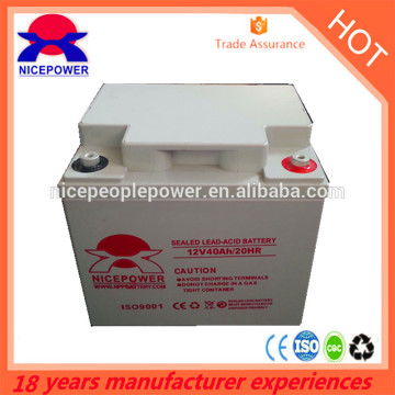 storage battery 12v40ah ups battery mde in china