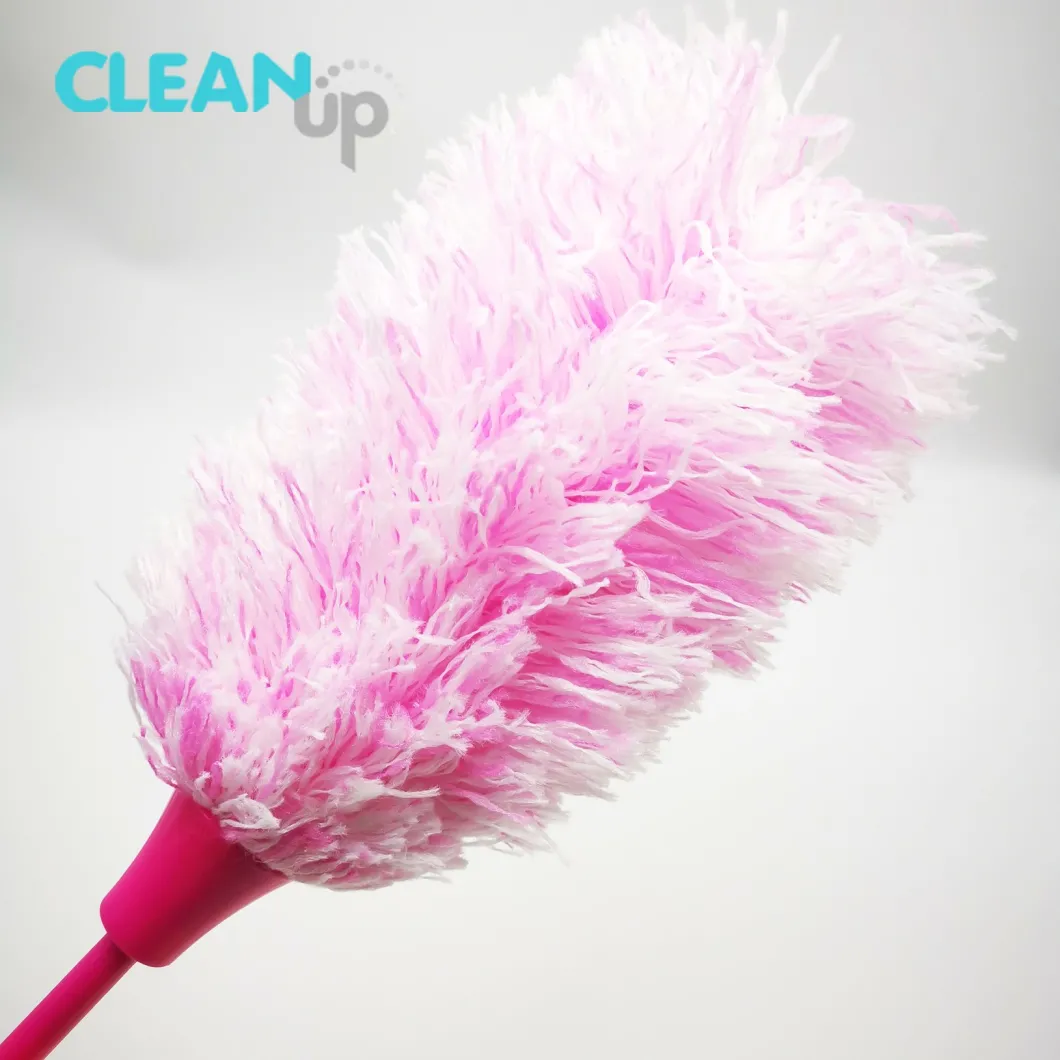Home Use Colorful Rainbow PP Duster with Long Handle