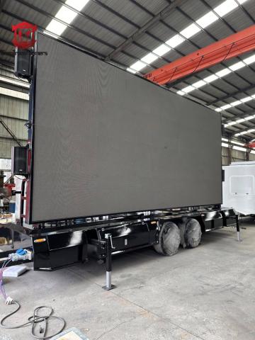 8780x2200x5200mm Mobile Led Billboard Trailer