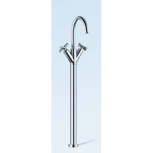 Fino Dual Handle Floor Mounted Basin Faucet ○