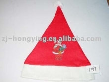 Red Non-woven Christmas Hat