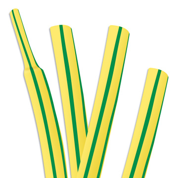 XZH 1KV Low Voltage Insulation Polyolefin Heat Shrink Tube - Yellow-Green Grounding Sleeves