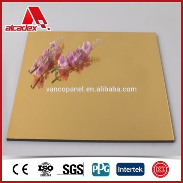 4mm acp sheet/mirror effect acp panel aluminium composite panel