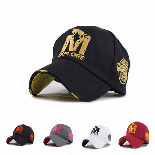 サンシェード野球帽Mレターキャップカジュアルキャップ