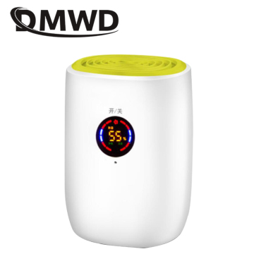 DMWD Portable Electric Dehumidifier Mini Desiccant Moisture Absorbing Air Dryer Purifier LED Display Auto-off Absorber 110V 220V