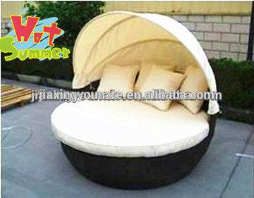 outdoor rattan sun lounge UNT-R-190B