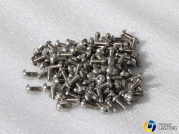 Titanium Phillips flat head machine screws