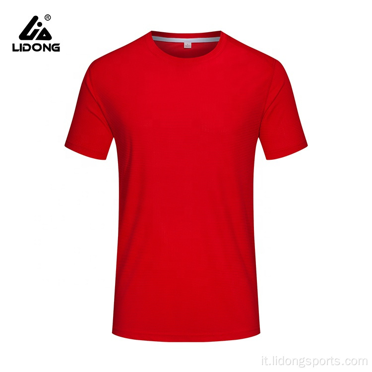 T-shirt da palestra all&#39;ingrosso uomini fitness tshirt camicie da allenamento