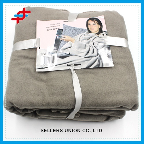 Polar Fleece ev TV battaniyeyle Snuggie kol