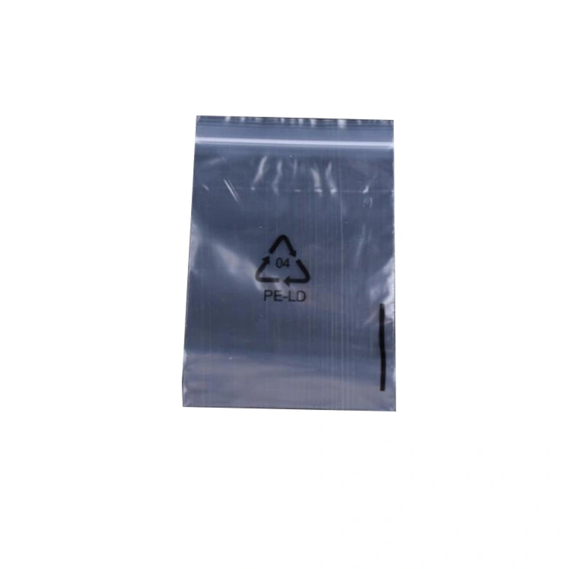 Non Antistatic Clear Ziplock PE Bag