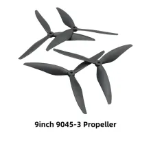 Drone Propeller: 9 Inch Three Leaf Fiberglass RC Aircraft Accessory