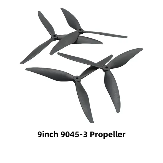 Drone Propeller: 9 Inch Three Leaf Fiberglass RC Aircraft Accessory