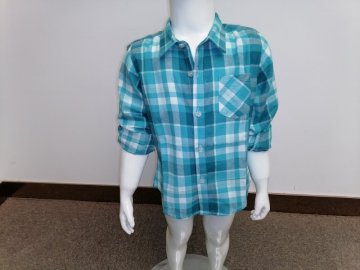 Boy's cotton y/d flannel shirt